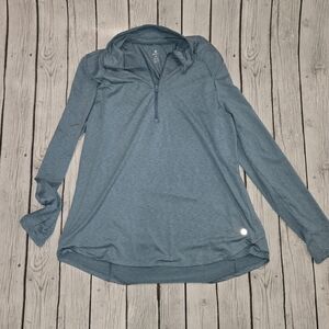 Apana Teal Long Sleeve Active Top Womens XL
